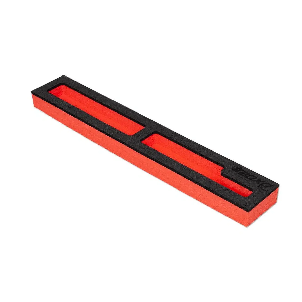 EVA Foam Two Compartment Drawer Filler, Empty Filler (16" W x 2-1/4" D x 1-1/4" H)